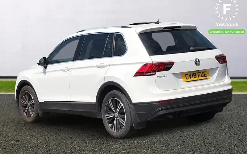 Used VW Tiguan SE 125 HP (91 kW) 2018 White SUV