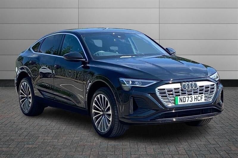 Black Used 2023 Audi Q8 e-tron S-Line SUV | £43,950 - Image 1/4