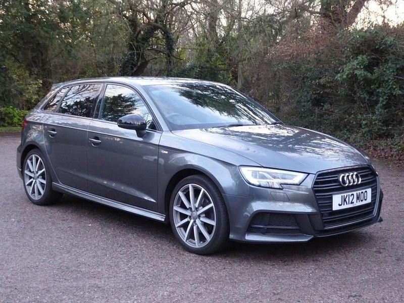 Used Audi A3 Sportback Black Edition 150 HP (110 kW) 2019 Grey Hatchback
