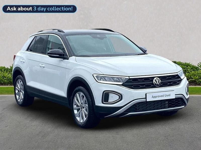 White New 2025 VW T-Roc Match SUV | £24,469 (Fair price) - Image 1/4