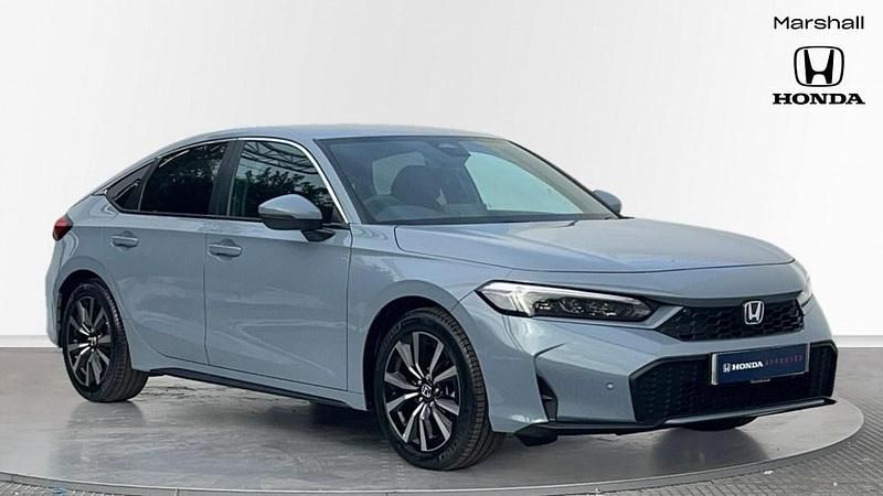 Solid sonic grey New 2025 Honda Civic Elegance Hatchback | £28,741 (Fair price) - Image 1/4