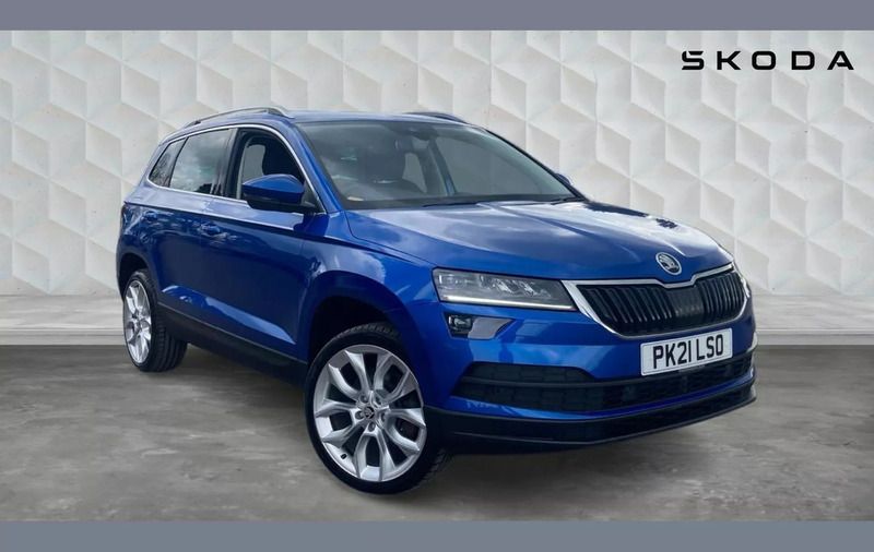 Blue Used 2021 Skoda Karoq SUV | £16,500 (Fair price) - Image 1/4