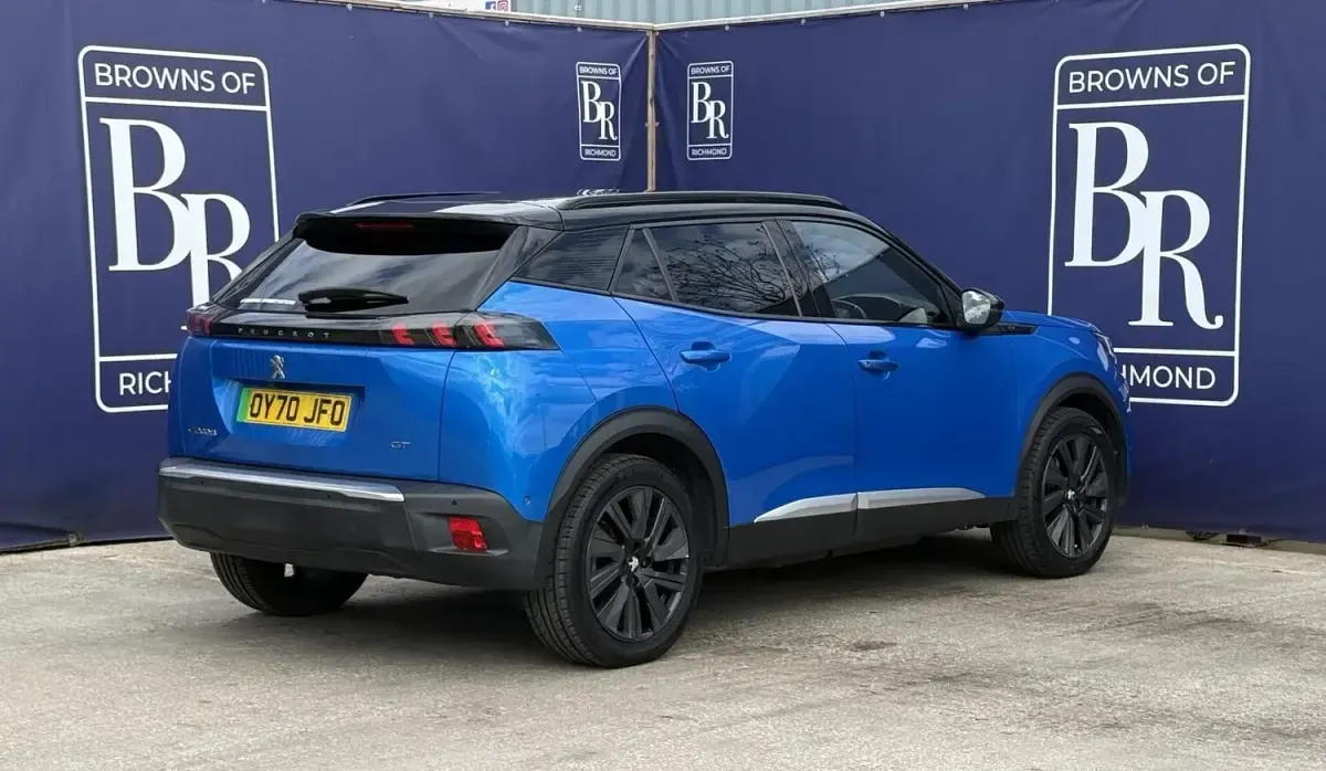 Used Peugeot e-2008 GT 100 kW (136 HP) 2020 Blue SUV
