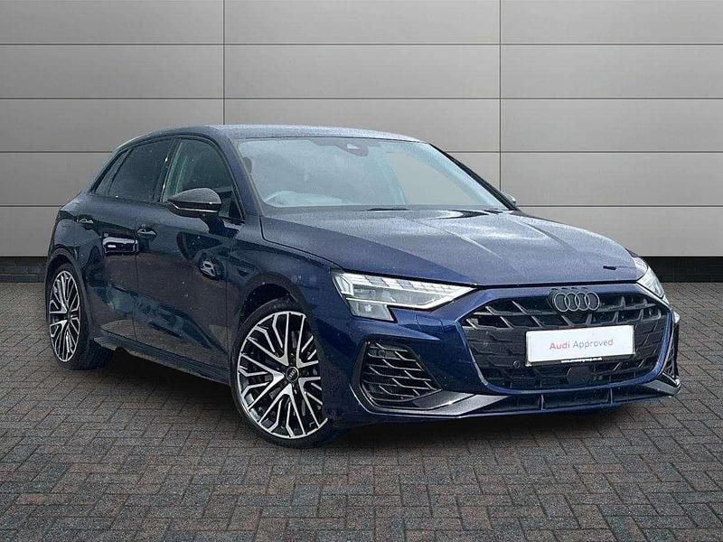 Blue Used 2024 Audi S3 Sportback Black Edition Hatchback | £41,991 - Image 1/4