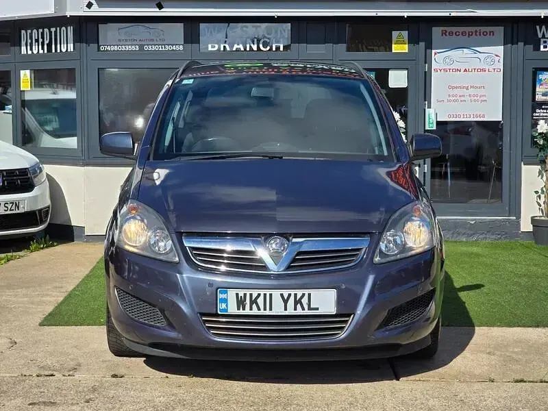 Used Vauxhall Zafira 110 HP (80 kW) 2011 Blue MPV