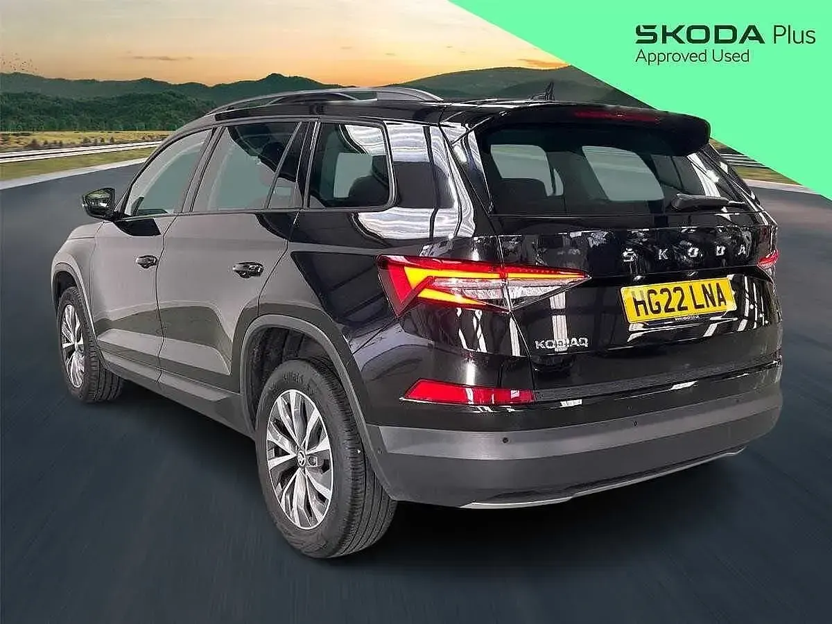 Used Skoda Kodiaq SE Drive 110 HP (80 kW) 2022 Black magic pearl effect SUV
