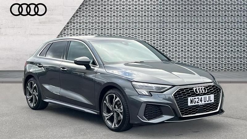 Grey Used 2024 Audi A3 S-Line Hatchback | £26,072 (Fair price) - Image 1/4