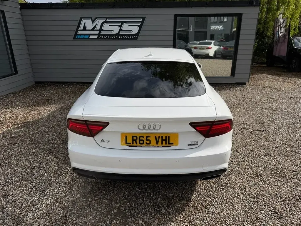 Used Audi A7 Sportback Black Edition 347 HP (255 kW) 2015 White Hatchback