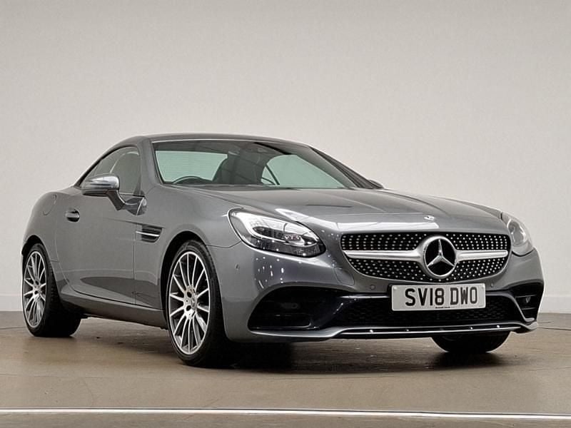 Grey Used 2018 Mercedes SLC200 AMG line Coupe | £16,998 (Fair price) - Image 1/4
