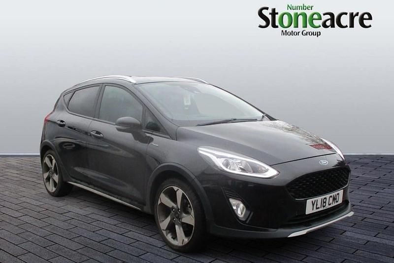 Used Ford Fiesta Active 125 HP (91 kW) 2018 Black Hatchback