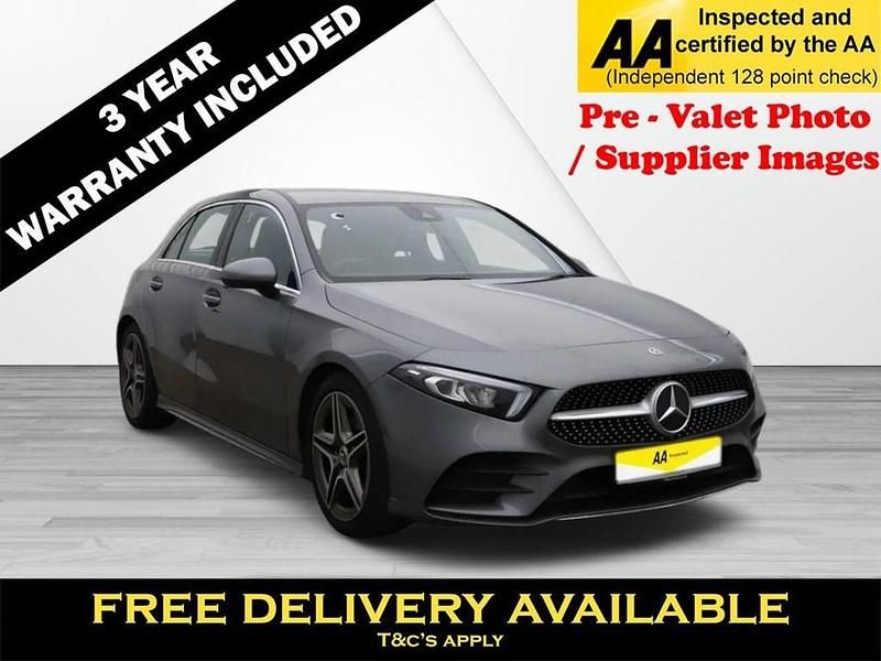 Grey Used 2018 Mercedes A180 AMG line Hatchback | £15,695 (Fair price) - Image 1/3