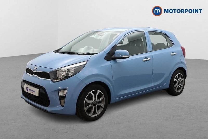 Used Kia Picanto 84 HP (61 kW) 2019 Blue Hatchback