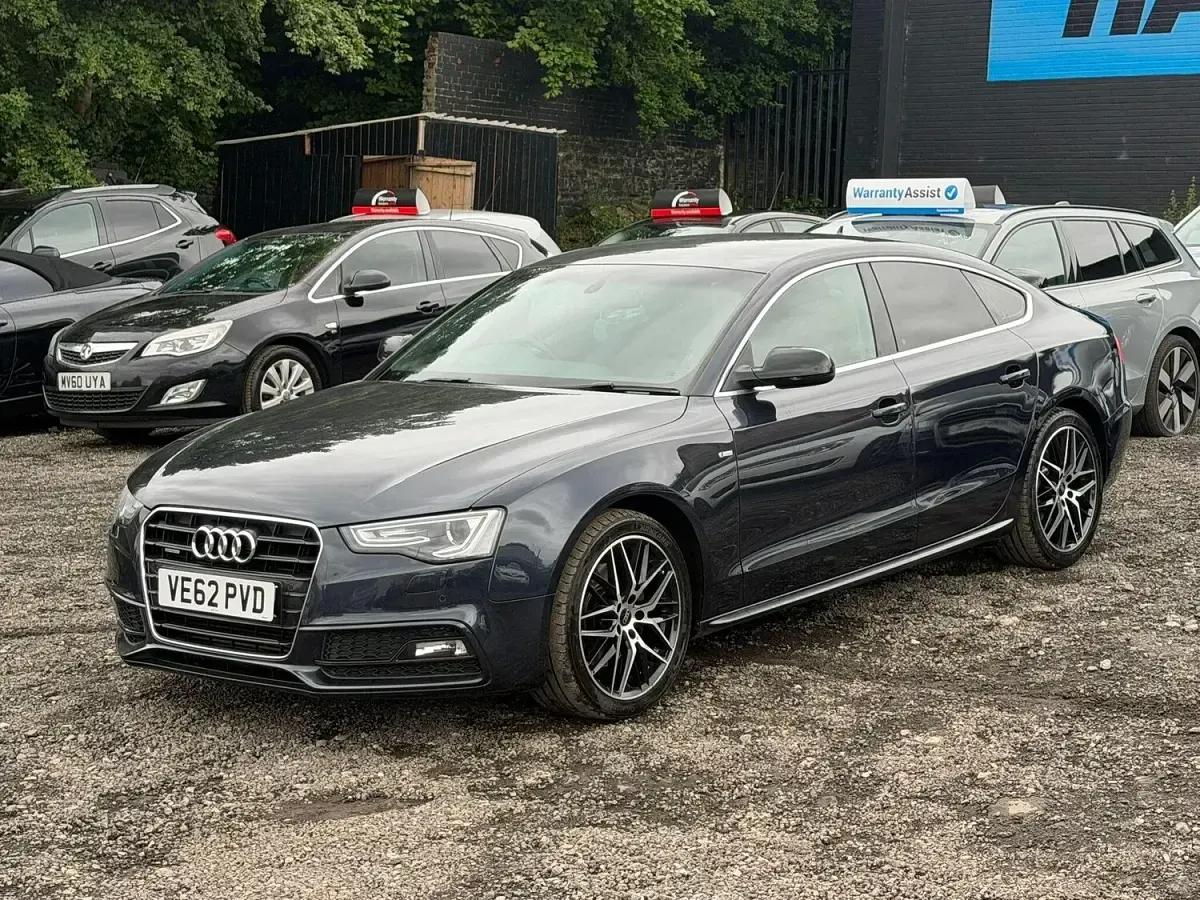 Used Audi A5 Sportback S-Line 245 HP (180 kW) 2013 Blue Hatchback