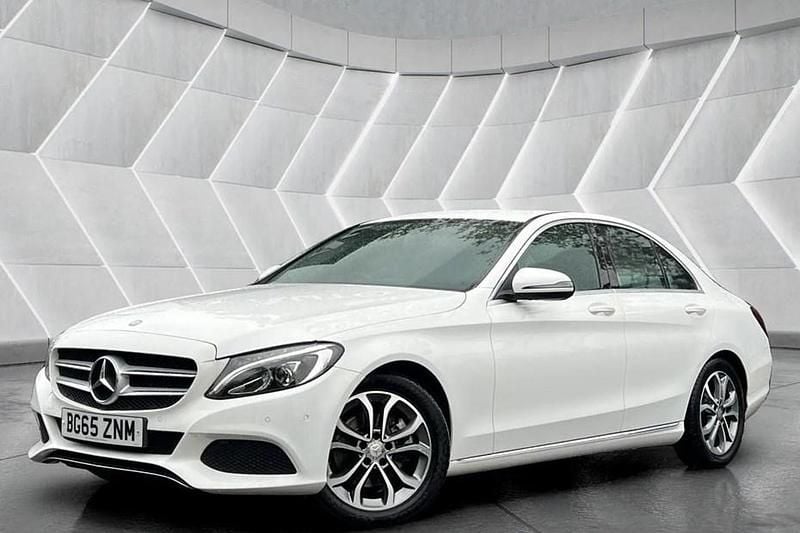 White Used 2015 Mercedes C220 Sedan | £11,700 (Good price) - Image 1/1