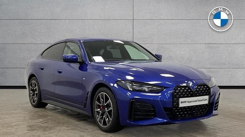 Blue Used 2025 BMW 420 Gran Coupé M Sport Coupe | £37,995 (Fair price) - Image 1/4