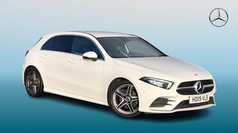 White Used 2019 Mercedes A180 Executive Hatchback | £15,495 (Expensive) - Image 1/4