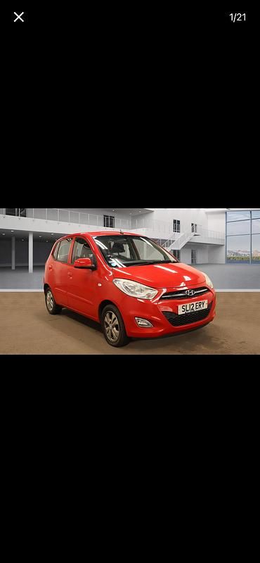 Red Used 2012 Hyundai i10 Active Hatchback | £4,150 (Fair price) - Image 1/4