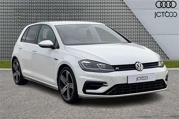 White Used 2018 VW Golf VII R Hatchback | £20,250 (Fair price) - Image 1/4