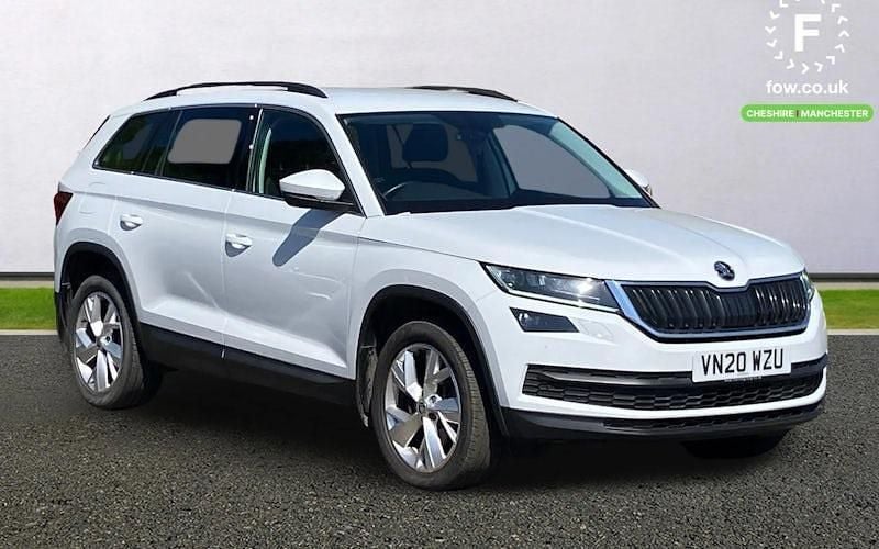 Used Skoda Kodiaq SE L 150 HP (110 kW) 2020 White SUV