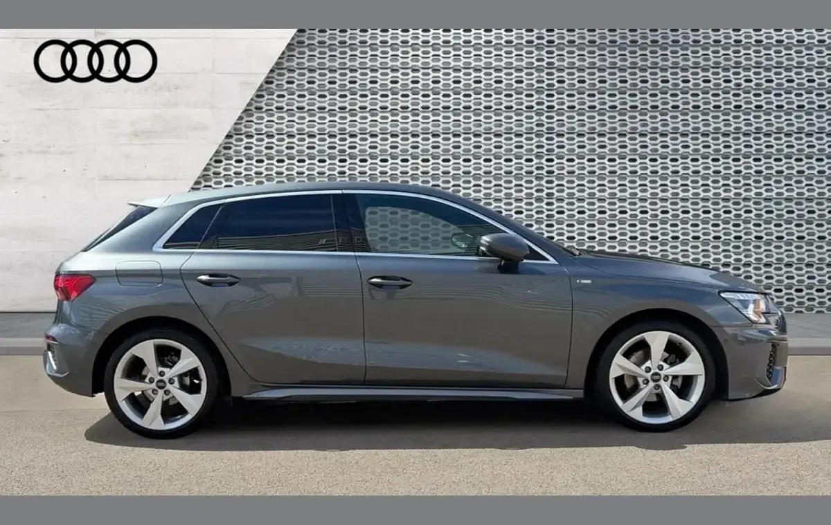 Used Audi A3 S-Line 110 HP (80 kW) 2024 Grey Hatchback