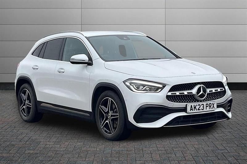 Digital white Used 2023 Mercedes GLA200 AMG Line Premium SUV | £29,350 (Fair price) - Image 1/4