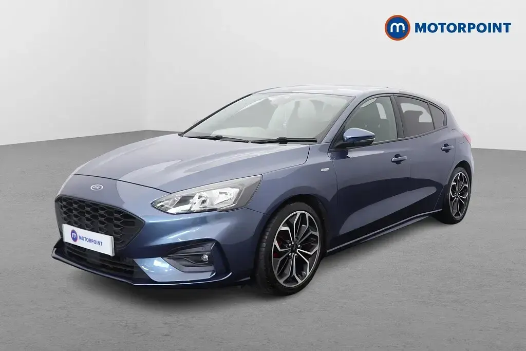 Used Ford Focus ST-Line X 125 HP (91 kW) 2019 Blue Hatchback