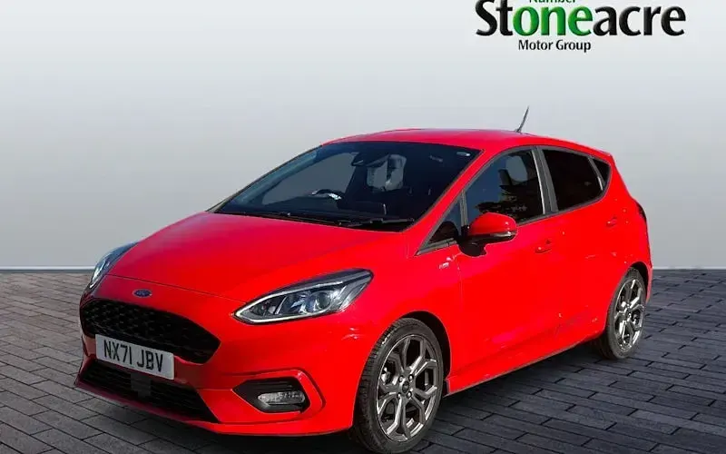 Used Ford Fiesta ST-Line 125 HP (91 kW) 2021 Red Hatchback