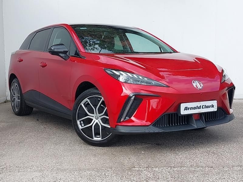 Red New 2025 MG MG4 EV Trophy Hatchback | £22,195 (Good price) - Image 1/4