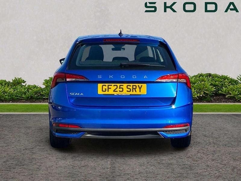 Used Skoda Scala SE 113 HP (83 kW) 2025 Blue Hatchback