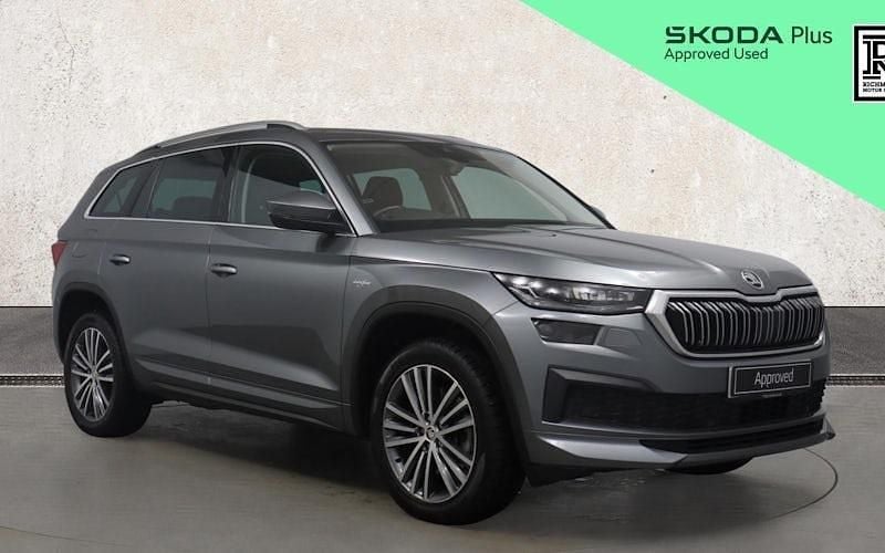 Used Skoda Kodiaq LAURIN & KLEMENT 150 HP (110 kW) 2021 Grey SUV