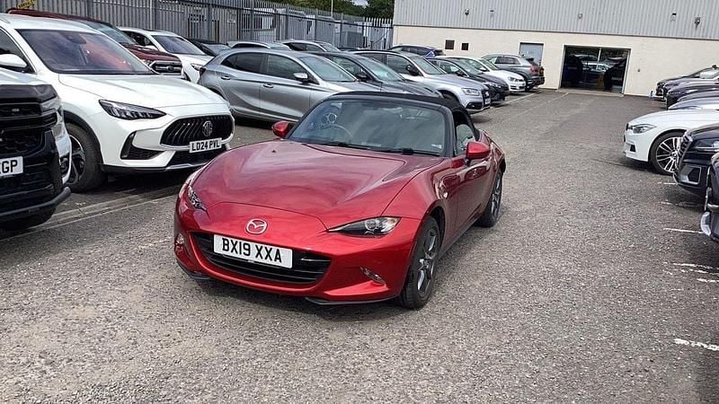 Red Used 2019 Mazda MX5 Cabriolet | £13,800 (Good price) - Image 1/4