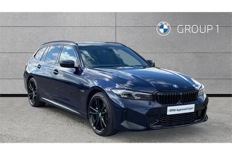 Blue Used 2023 BMW 330e M Sport Estate | £31,495 (Fair price) - Image 1/4