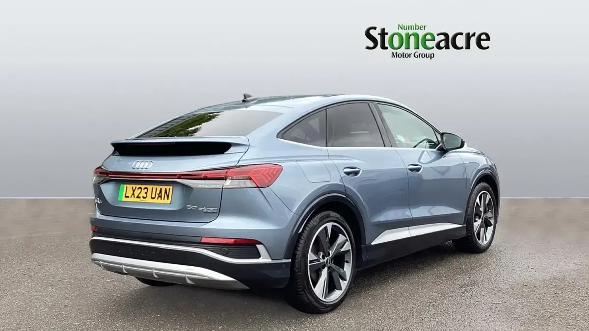 Used Audi Q4 Sportback e-tron S-Line 82 kW (112 HP) 2023 Blue SUV