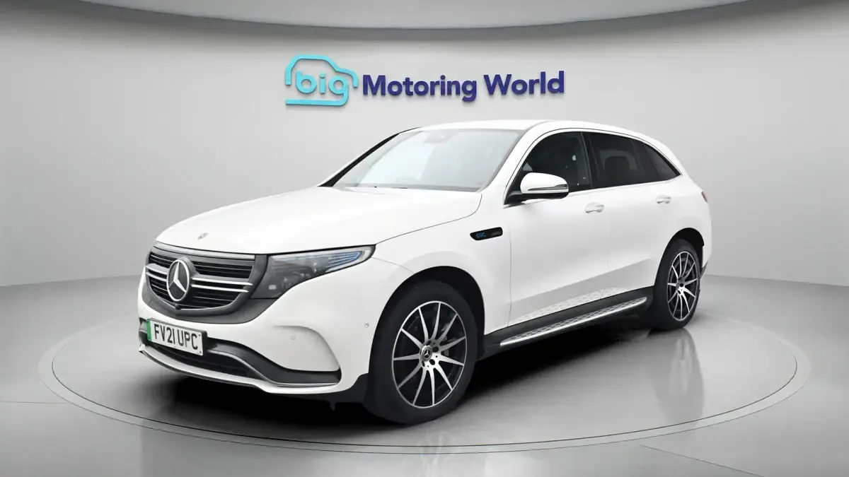 Used Mercedes EQC400 AMG line 300 kW (408 HP) 2021 White SUV
