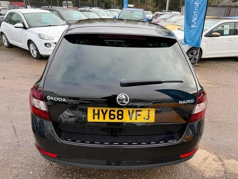 Used Skoda Rapid Sport 95 HP (69 kW) 2018 Black Hatchback