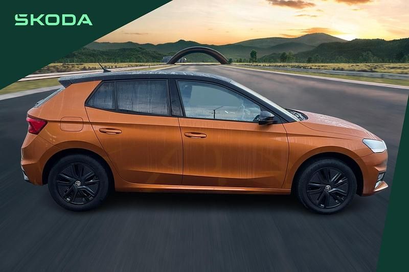 Used Skoda Fabia Colour Edition 94 HP (69 kW) 2023 Orange Hatchback