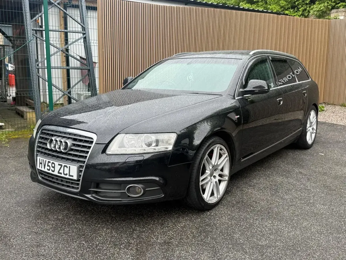 Used Audi A6 S-Line 170 HP (125 kW) 2009 Black Estate
