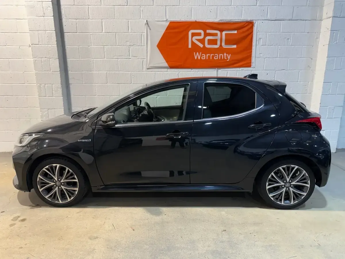 Used Toyota Yaris Hybrid 2021 Black Hatchback