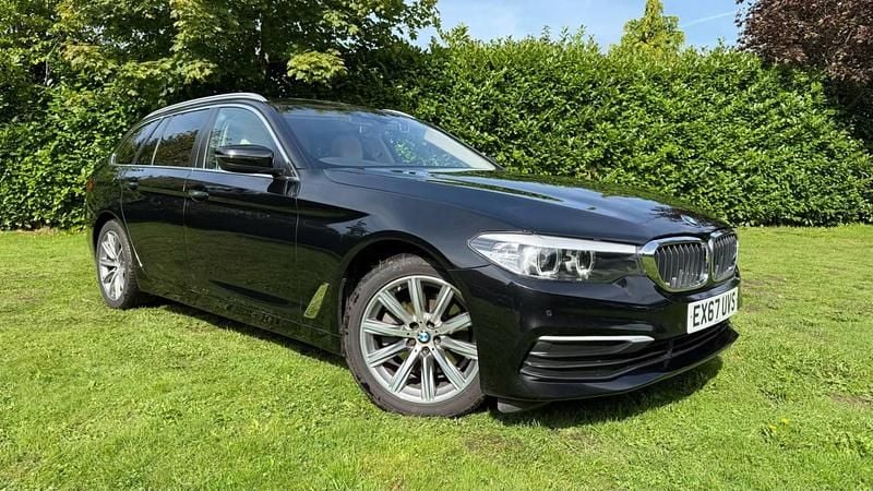Black Used 2017 BMW 520 Estate | £10,850 (Good price) - Image 1/4