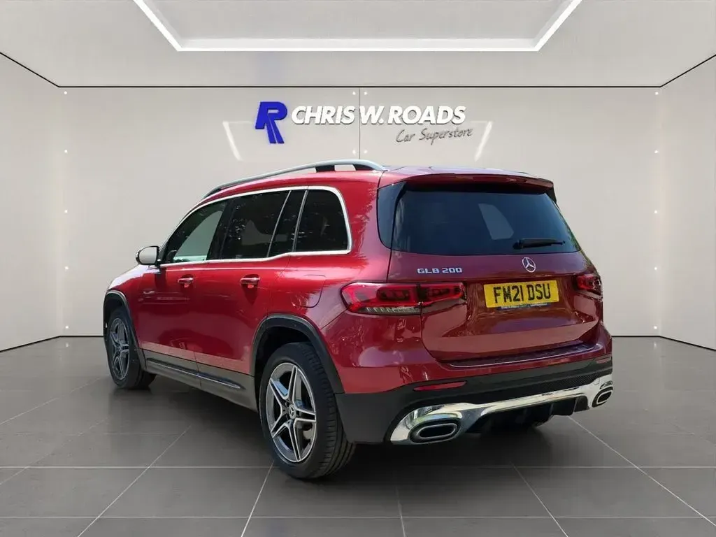Used Mercedes GLB200 AMG line 163 HP (119 kW) 2021 Red SUV