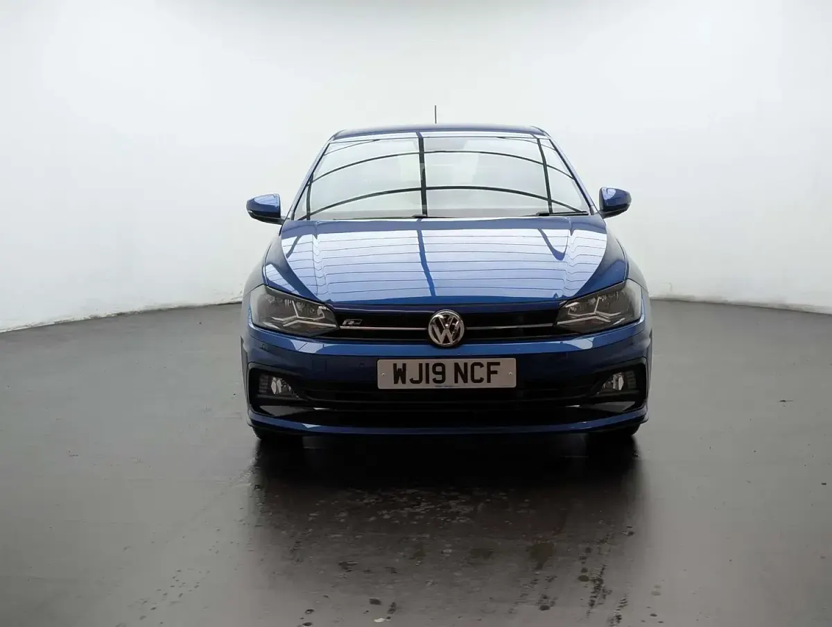 Used VW Polo R-line 115 HP (84 kW) 2019 Blue Hatchback