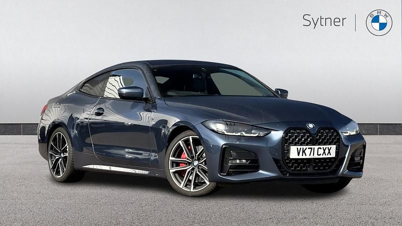 Blue Used 2021 BMW 420 M Sport Coupe | £27,750 (Expensive) - Image 1/4