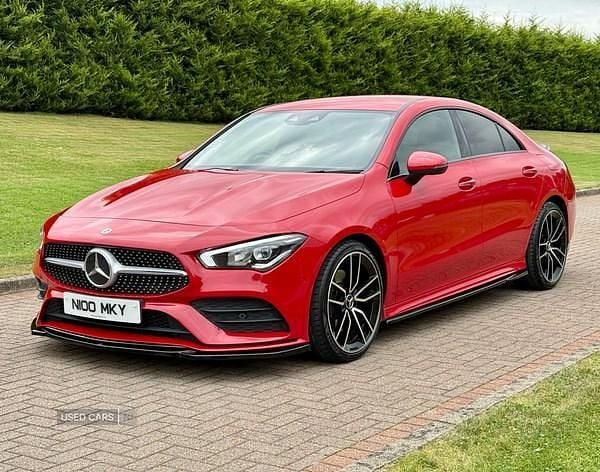 Used Mercedes CLA220 AMG Line Premium 2019 Red Sedan