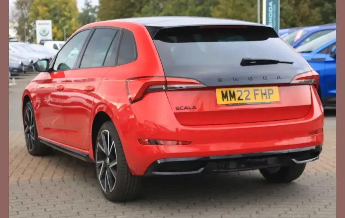 Used Skoda Scala Monte Carlo 108 HP (79 kW) 2022 Red Hatchback