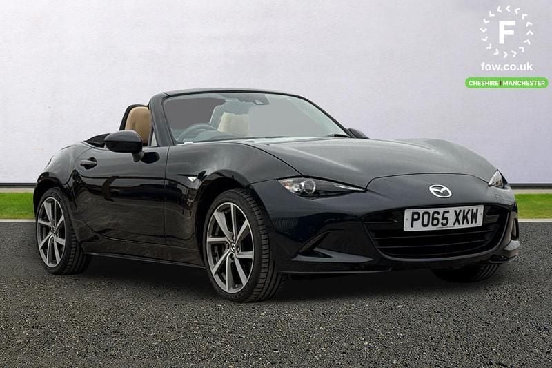 Black Used 2015 Mazda MX5 Inclusive Cabriolet | £14,099 (Good price) - Image 1/4