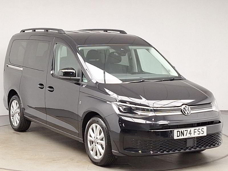 Black New 2024 VW Caddy Maxi Life MPV | £30,298 (Fair price) - Image 1/4