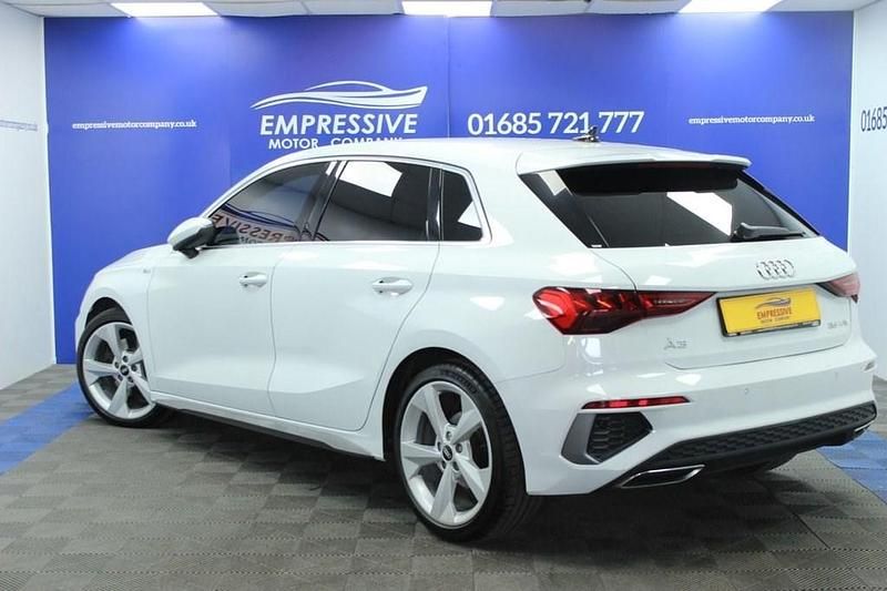 Used Audi A3 S-Line 2021 White Sedan