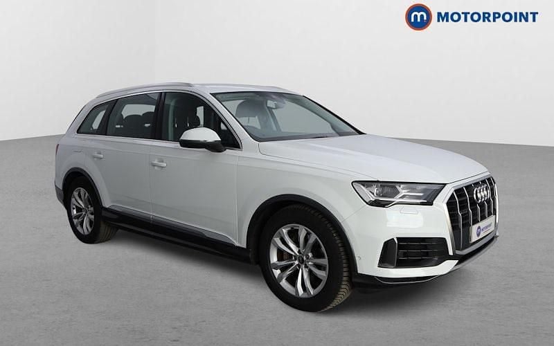 White Used 2023 Audi Q7 Sport SUV | £37,699 (Good price) - Image 1/4