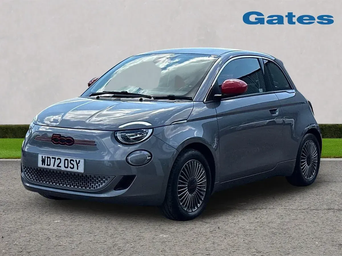 Used Fiat 500e Red 86 kW (118 HP) 2023 Grey Hatchback