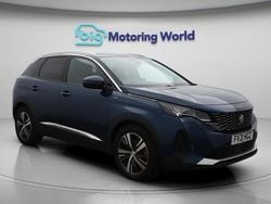 Blue Used 2021 Peugeot 3008 Allure Premium Hatchback | £14,218